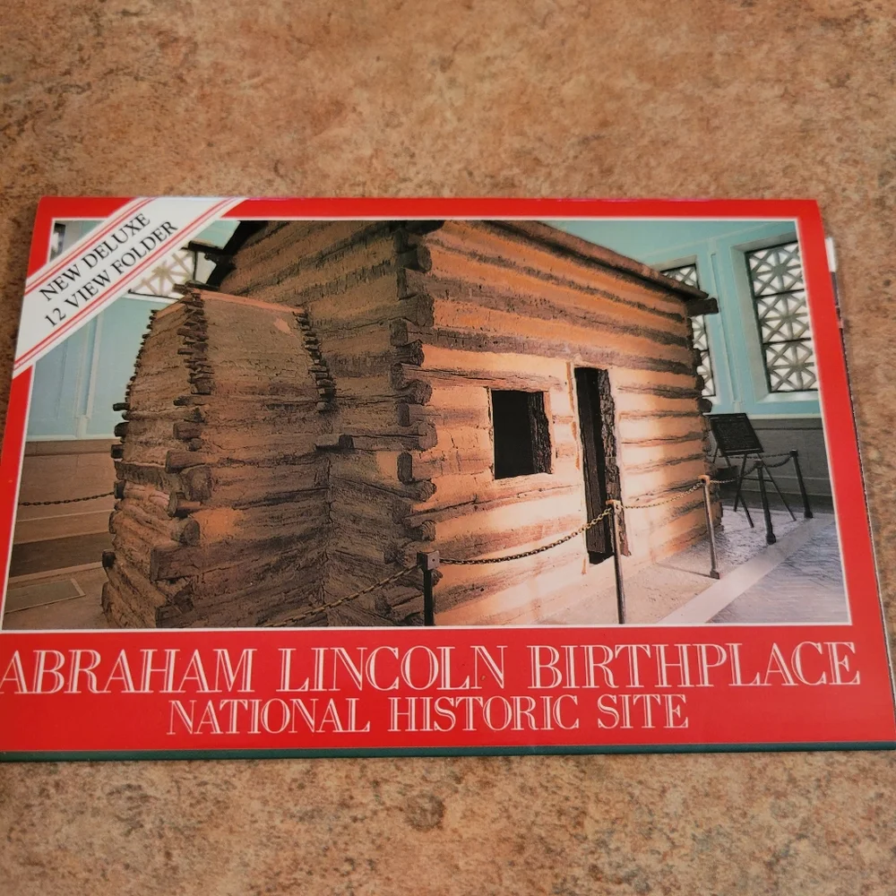 4 Vintage Postcard Booklets ~ Wash DC, Mt Vernon, Lincoln, Scenic ~ Historical ~